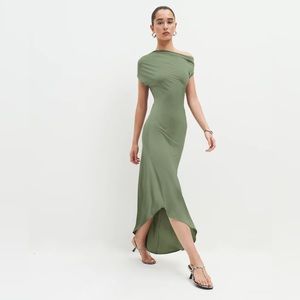 Reformation Atland in Artichoke Green - sold out and rare - small